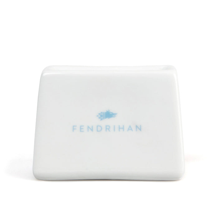 Fendrihan Porcelain Rectangular Blade Bank Razor Blades Disposal Case Fendrihan Light Blue 