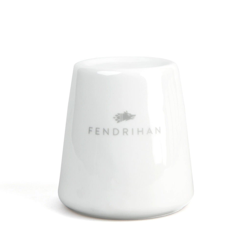 Fendrihan Porcelain Cylindrical Blade Bank Razor Blades Disposal Case Fendrihan Grey 