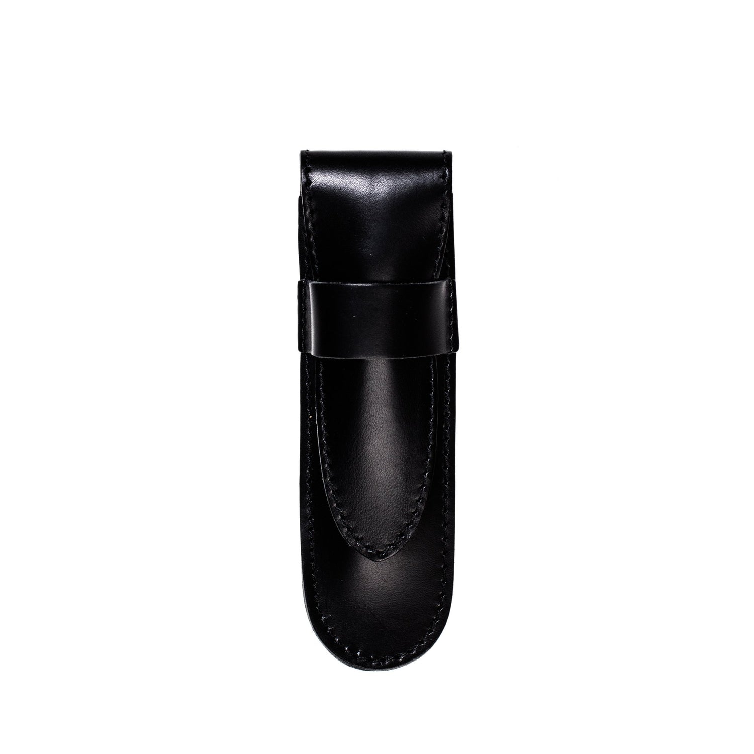 Fendrihan Black Natural Leather Case for Straight Razor Grooming Travel Case Fendrihan 