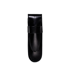 Fendrihan Black Natural Leather Case for Straight Razor Grooming Travel Case Fendrihan 