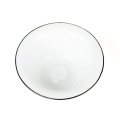 Fendrihan Porcelain Shaving Bowl, Hand-Painted Rim Shaving Bowl Fendrihan 