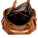 Fendrihan Pebbled Leather Travel Bag, Cognac Leather Bag Fendrihan 