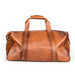 Fendrihan Pebbled Leather Travel Bag, Cognac Leather Bag Fendrihan 