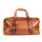 Fendrihan Pebbled Leather Travel Bag, Cognac Leather Bag Fendrihan 