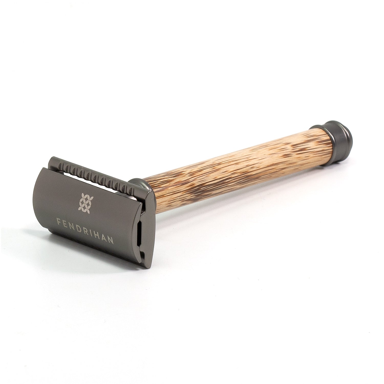 Fendrihan Closed Comb Safety Razor with Bamboo Handle Double Edge Safety Razor Fendrihan Gunmetal 