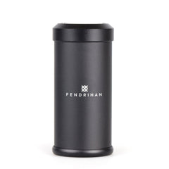 Fendrihan Black Anodized Aluminum Travel Shaving Brush, Silvertip Fibre Synthetic Bristles Shaving Brush Fendrihan 