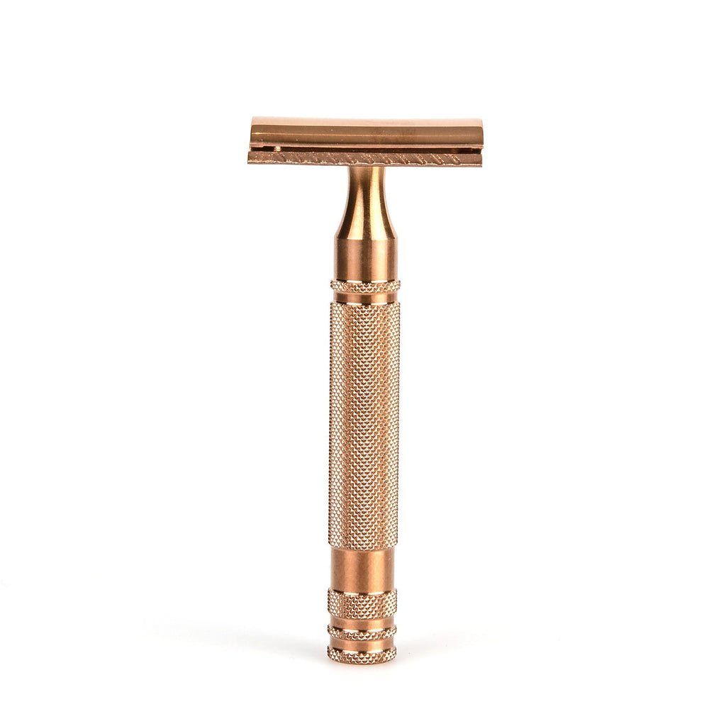 Fendrihan Limited Edition Bronze PVD Coated Full Stainless Steel Double Edge Safety Razor Double Edge Safety Razor Fendrihan 