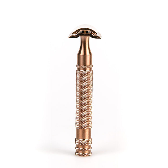 Fendrihan Limited Edition Bronze PVD Coated Full Stainless Steel Double Edge Safety Razor Double Edge Safety Razor Fendrihan 