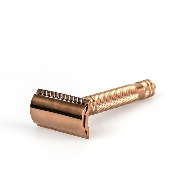 Fendrihan Limited Edition Bronze PVD Coated Full Stainless Steel Double Edge Safety Razor Double Edge Safety Razor Fendrihan 