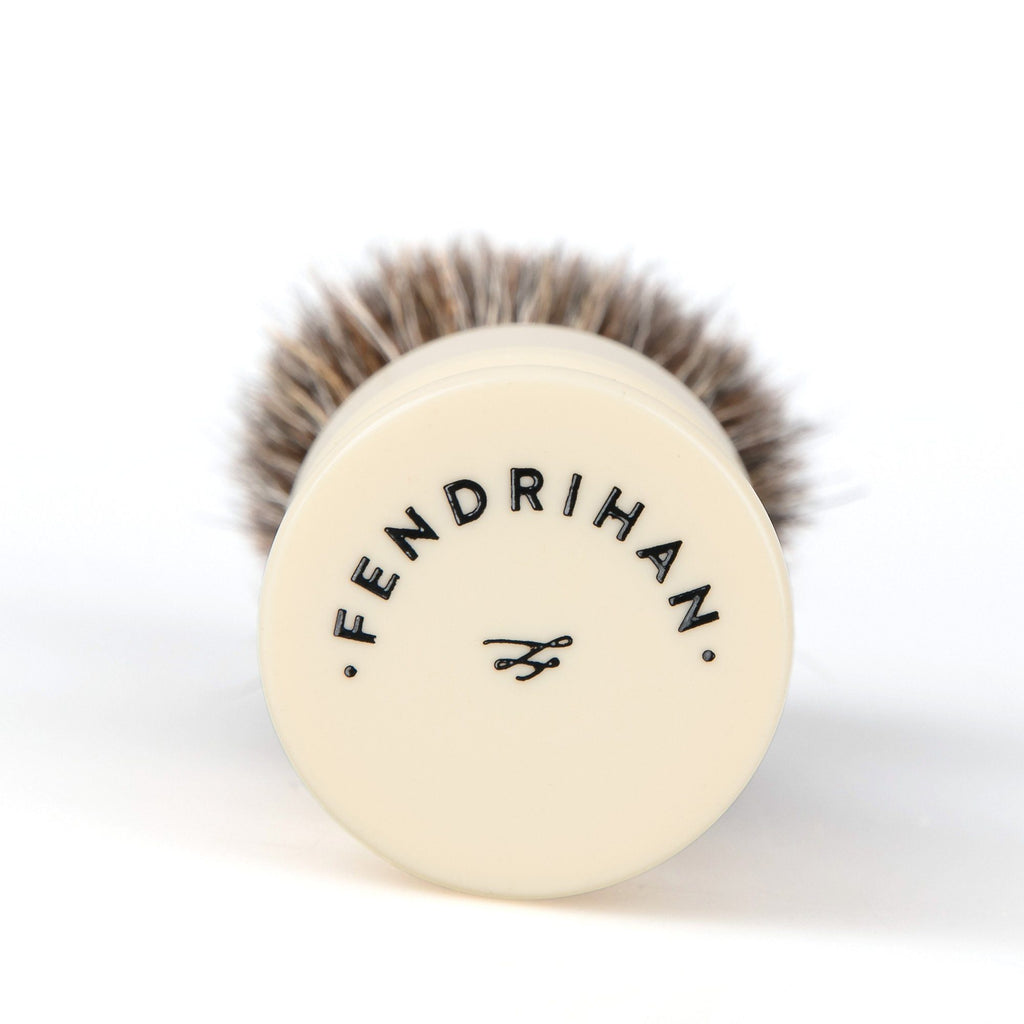 Fendrihan Horse Hair Shaving Brush, Ivory Handle Horse Bristles Shaving Brush Fendrihan 