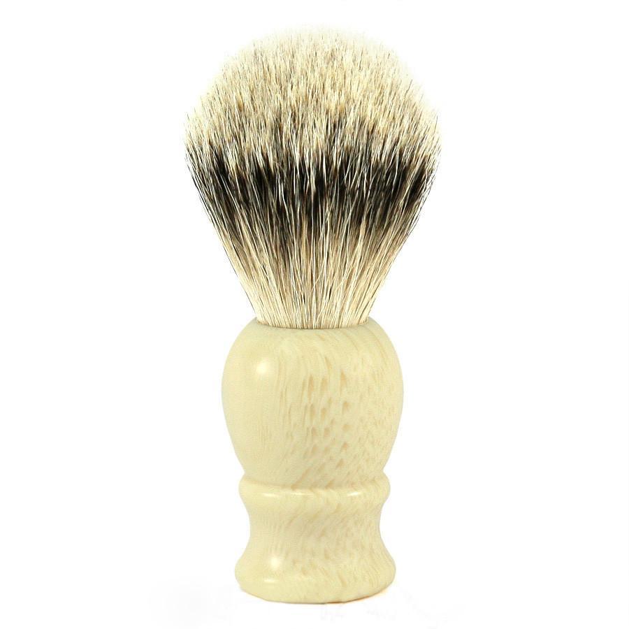 Fendrihan Classic Silvertip Shaving Brush Badger Bristles Shaving Brush Fendrihan Faux Ivory 