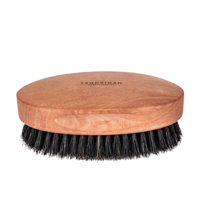 Men's Pearwood Military Hairbrush with Pure Soft or Wild Boar Bristles - Made in Germany Hair Brush Fendrihan 