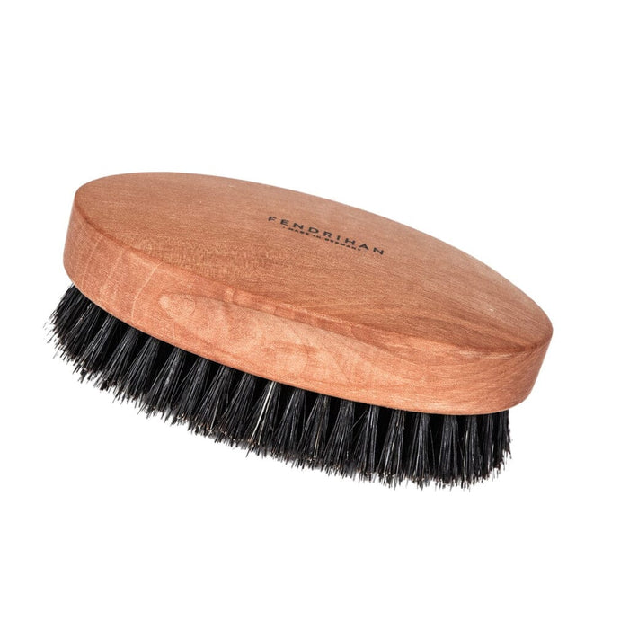 Scratch and Dent Fendrihan Hairbrushes - Made in Germany Fendrihan Men's Pearwood Military Hairbrush with Firm Boar Bristles 