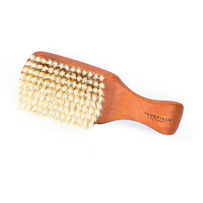 Men's Pearwood Hairbrush with Extra-Soft Light Bristles - Made in Germany Hair Brush Fendrihan 