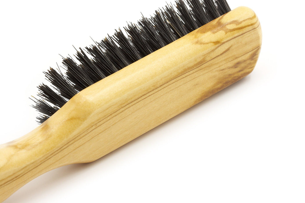 5 Row Olivewood Hairbrush with Boar Bristles - Made in Germany Hair Brush Fendrihan 
