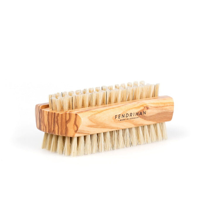 Fendrihan Dual-Sided Olivewood Nail Brush with Pure Natural Bristles - Made in Germany Nail Brush Fendrihan 