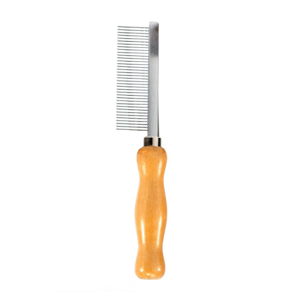 Brush and Comb Cleaner with Metal Bristles and Wooden Handle - Made in —  Fendrihan