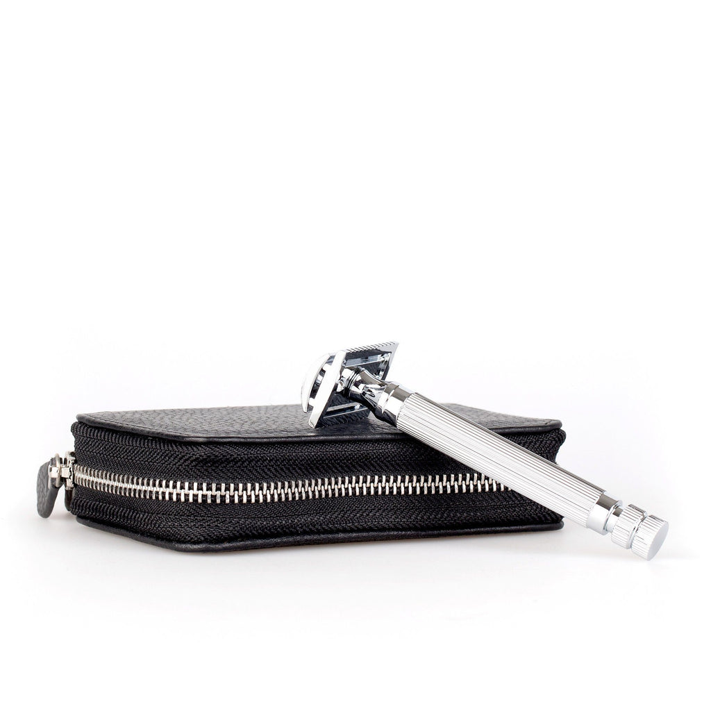 Fendrihan Travel Case for Safety Razor and Fendrihan Safety Razor, Save $10 Leather Razor Case Fendrihan Bloor 