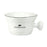 Fendrihan Porcelain Shaving Mug, Hand-Painted Rim Shaving Mug Fendrihan Black 