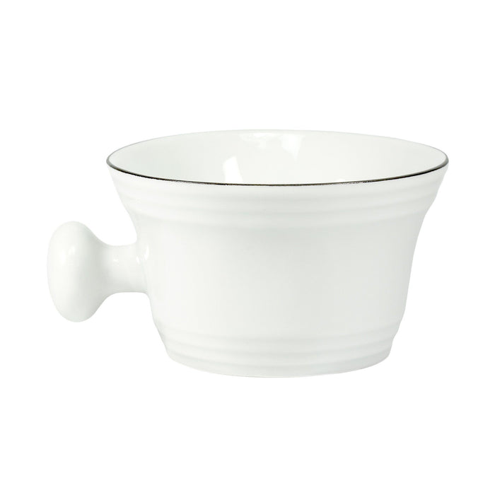 Fendrihan Porcelain Shaving Mug, Hand-Painted Rim Shaving Mug Fendrihan 