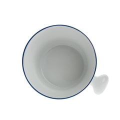 Fendrihan Porcelain Shaving Mug, Hand-Painted Rim Shaving Mug Fendrihan 