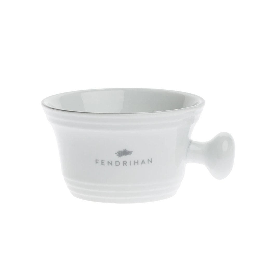 Fendrihan Pure Badger Shaving Brush and Porcelain Shaving Bowl, Save $10 Shaving Kit Fendrihan Grey 