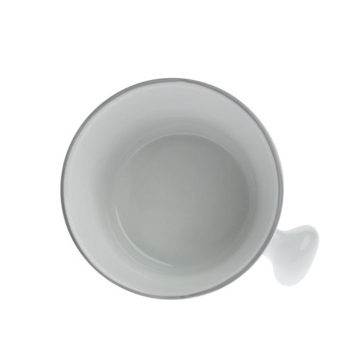 Fendrihan Porcelain Shaving Mug, Hand-Painted Rim Shaving Mug Fendrihan 