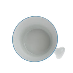 Fendrihan Porcelain Shaving Mug, Hand-Painted Rim Shaving Mug Fendrihan 