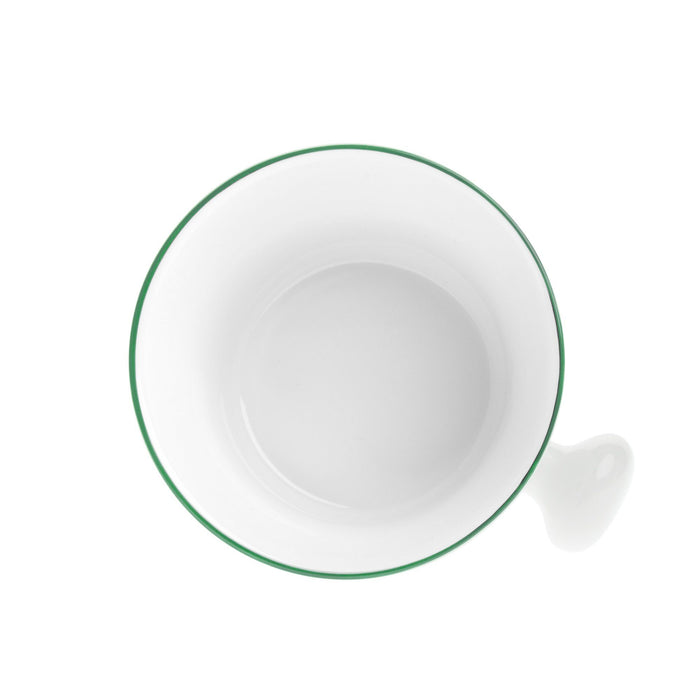 Fendrihan Porcelain Shaving Mug, Hand-Painted Rim Shaving Mug Fendrihan 