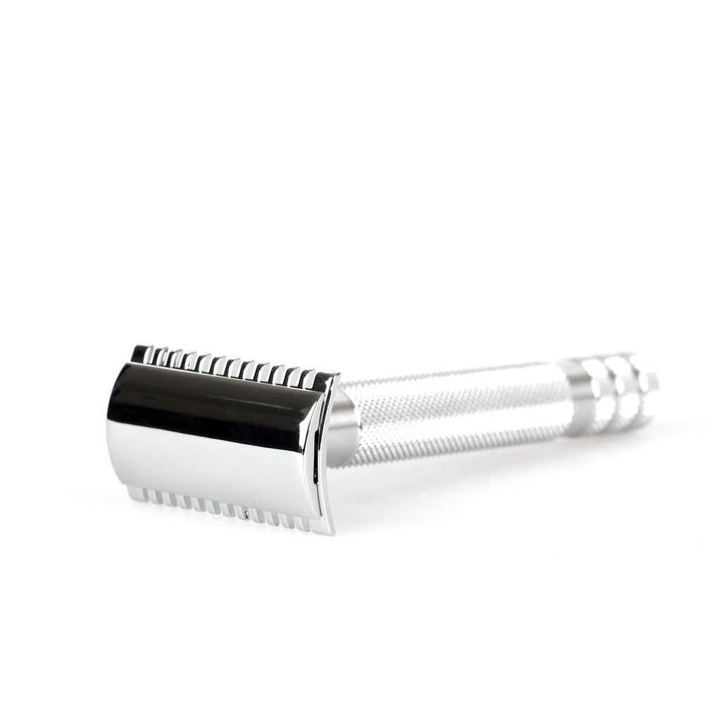 Fendrihan “Kingston” Open Comb Safety Razor Head with Fendrihan Stainless Steel Handle Double Edge Safety Razor Fendrihan 