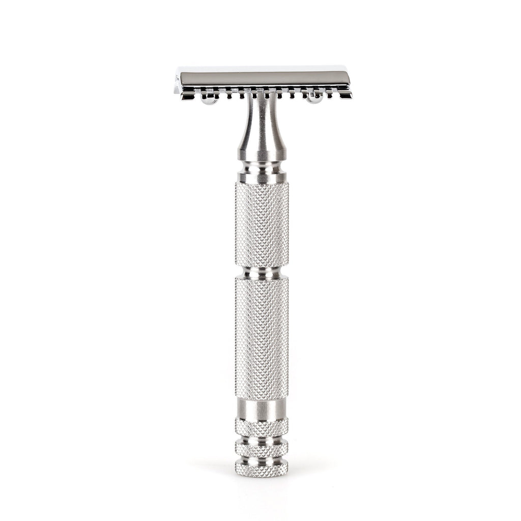 Fendrihan “Kingston” Open Comb Safety Razor Head with Fendrihan Stainless Steel Handle Double Edge Safety Razor Fendrihan Adventurer 