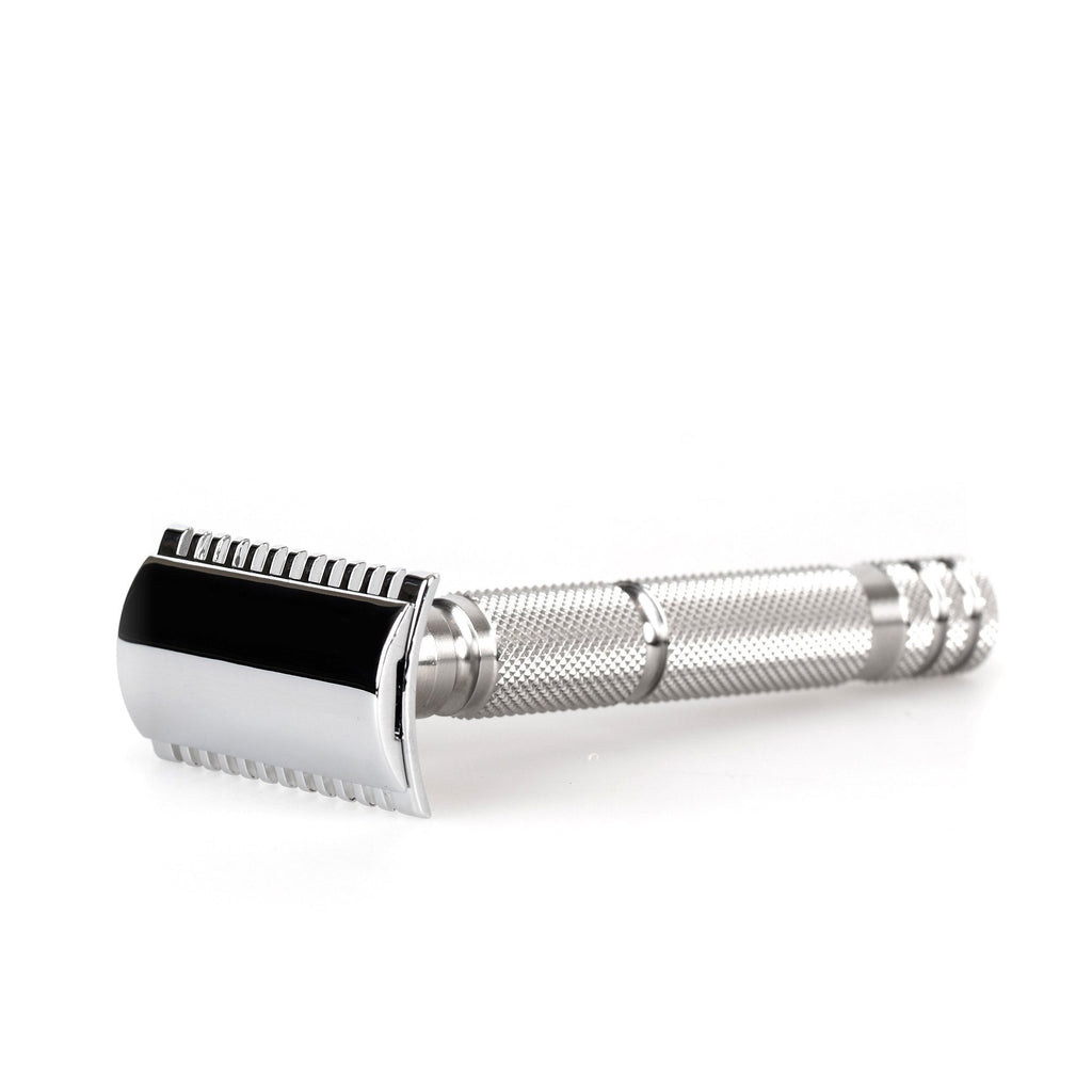 Fendrihan “Kingston” Open Comb Safety Razor Head with Fendrihan Stainless Steel Handle Double Edge Safety Razor Fendrihan 