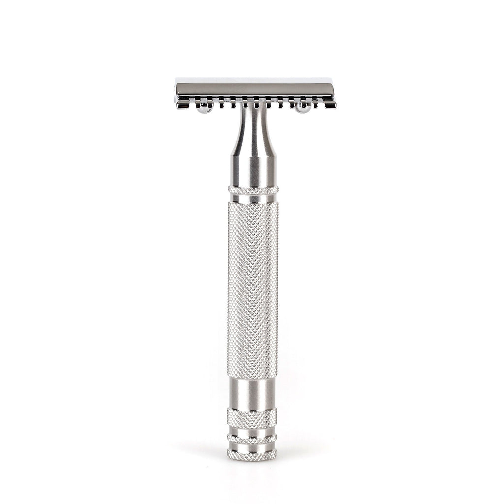 Fendrihan “Kingston” Open Comb Safety Razor Head with Fendrihan Stainless Steel Handle Double Edge Safety Razor Fendrihan Artist 