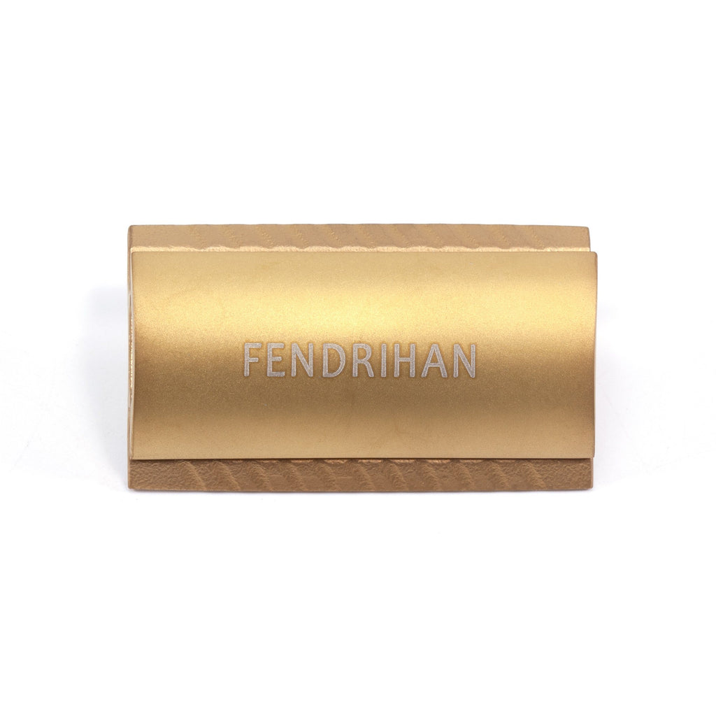 Fendrihan Stainless Steel Closed Comb Safety Razor Head, PVD Coating Double Edge Safety Razor Head Fendrihan Gold 