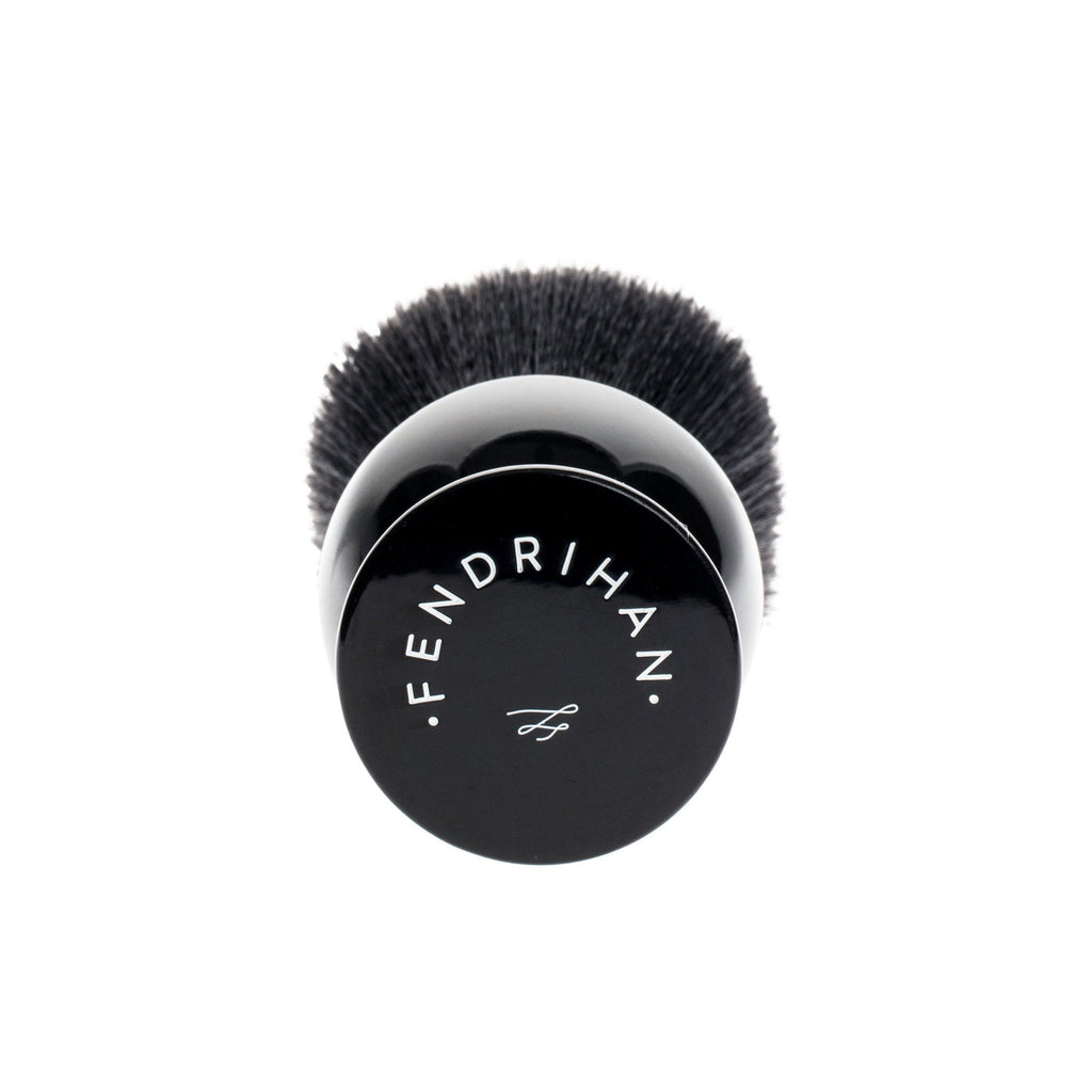 Fendrihan Black and White Synthetic Shaving Brush, Resin Handle Synthetic Bristles Shaving Brush Fendrihan 