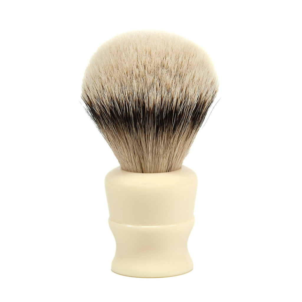 Fendrihan High Mountain White Badger Shaving Brush, Ivory Handle Badger Bristles Shaving Brush Fendrihan 