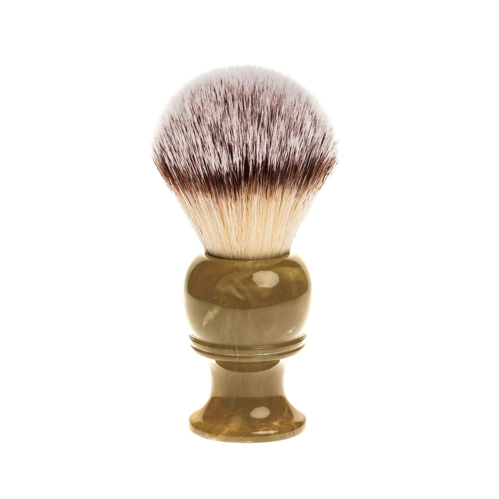 Fendrihan Synthetic Shaving Brush, Resin Handle Synthetic Bristles Shaving Brush Fendrihan Faux Horn 