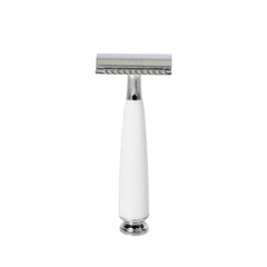 True North Double Edge Safety Razor, White Double Edge Safety Razor Fendrihan 