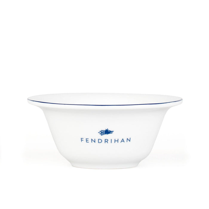 Fendrihan Porcelain Shaving Bowl, Hand-Painted Rim Shaving Bowl Fendrihan Dark Blue 