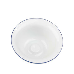 Fendrihan Porcelain Shaving Bowl, Hand-Painted Rim Shaving Bowl Fendrihan 