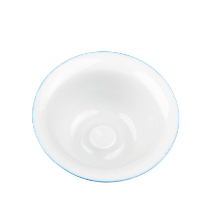 Fendrihan Porcelain Shaving Bowl, Hand-Painted Rim Shaving Bowl Fendrihan 