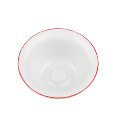 Fendrihan Porcelain Shaving Bowl, Hand-Painted Rim Shaving Bowl Fendrihan 