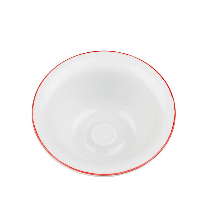 Fendrihan Porcelain Shaving Bowl, Hand-Painted Rim Shaving Bowl Fendrihan 