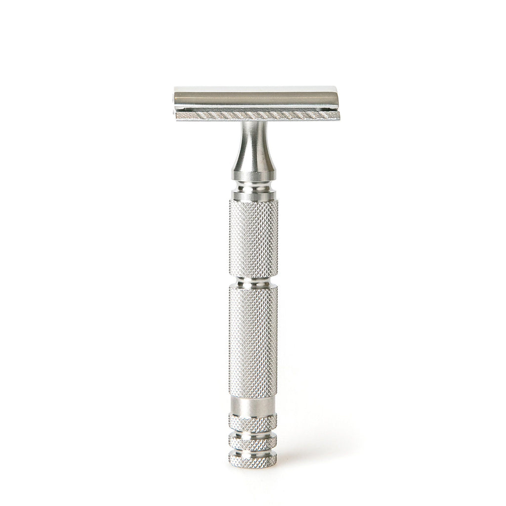 Fendrihan Full Stainless Steel Open Closed Comb Double Edge Safety Razor Double Edge Safety Razor Fendrihan Adventurer 