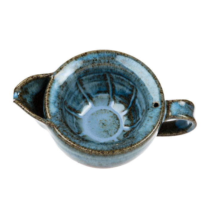 Junichi Tanaka Artisanal Shaving Scuttle, Blue Shaving Scuttle Fendrihan 