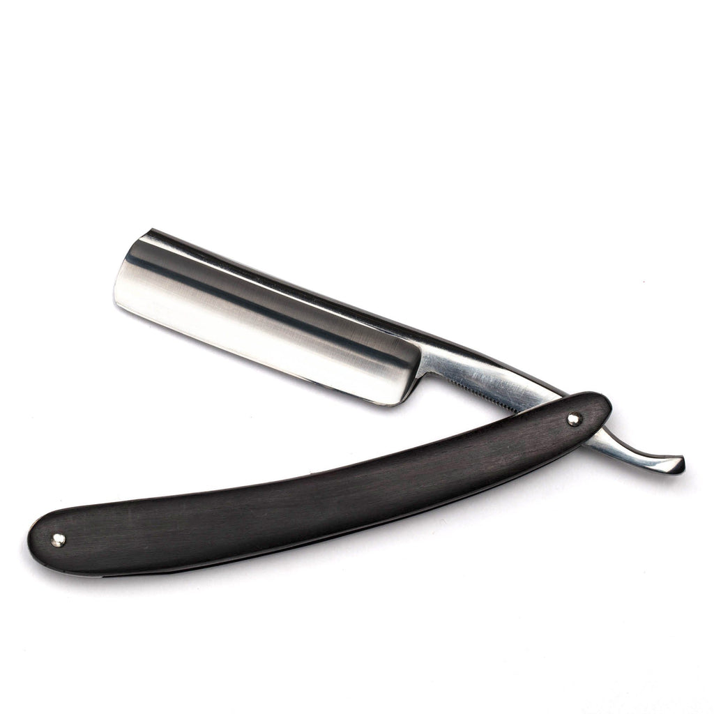 Gold Dollar W56 Straight Razor 6/8", Burmese Blackwood Handle Straight Razor Gold Dollar 