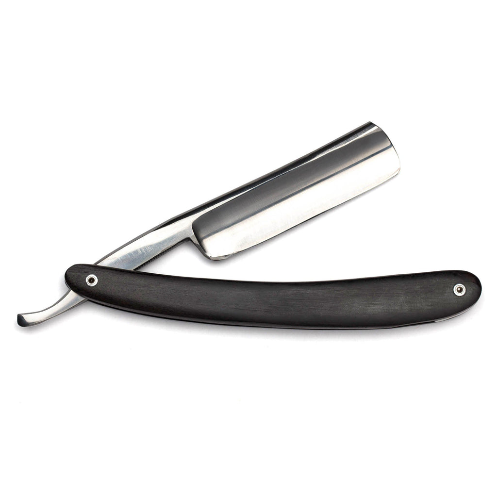 Gold Dollar W56 Straight Razor 6/8", Burmese Blackwood Handle Straight Razor Gold Dollar 