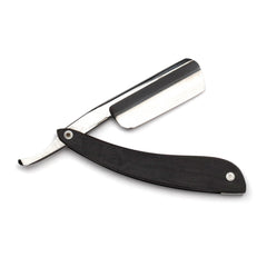 Gold Dollar W58 Mini Straight Razor 5/8", Ebony Wood Handle Straight Razor Gold Dollar 