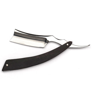 Gold Dollar W59 Spanish Point Straight Razor 6/8", Ebony Wood Handle Straight Razor Gold Dollar 