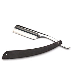 Gold Dollar W60 French Point Straight Razor 6/8", Ebony Wood Handle Straight Razor Gold Dollar 